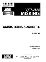 Omnis Terra Adoret Te SSAATTBB choral sheet music cover